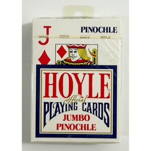 Hoyle Playing Cards Blue Jumbo‎ Pinochle Deck Sealed New
